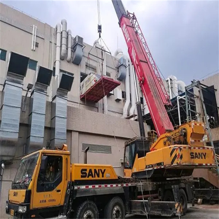 杭州萧山吊车如何吊彩钢瓦